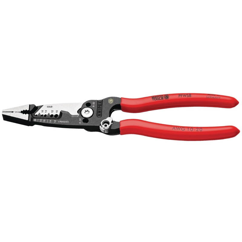 KNIPEX 8" FORGED WIRE STRIPPER