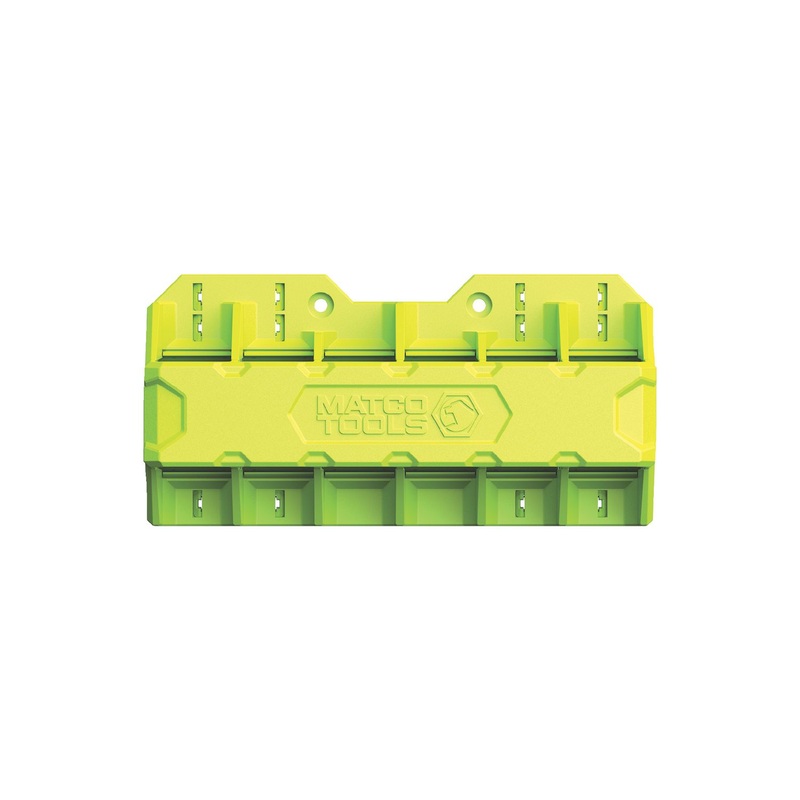 MAGNETIC PLIER HOLDER 6 SLOT - GREEN
