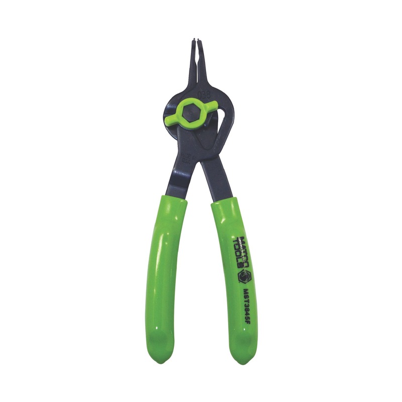.038" CONVERTIBLE FIXED TIP FLUORESCENT SNAP RING PLIERS - 45