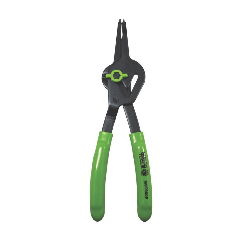 .090" CONVERTIBLE FIXED TIP FLUORESCENT SNAP RING PLIERS - 0