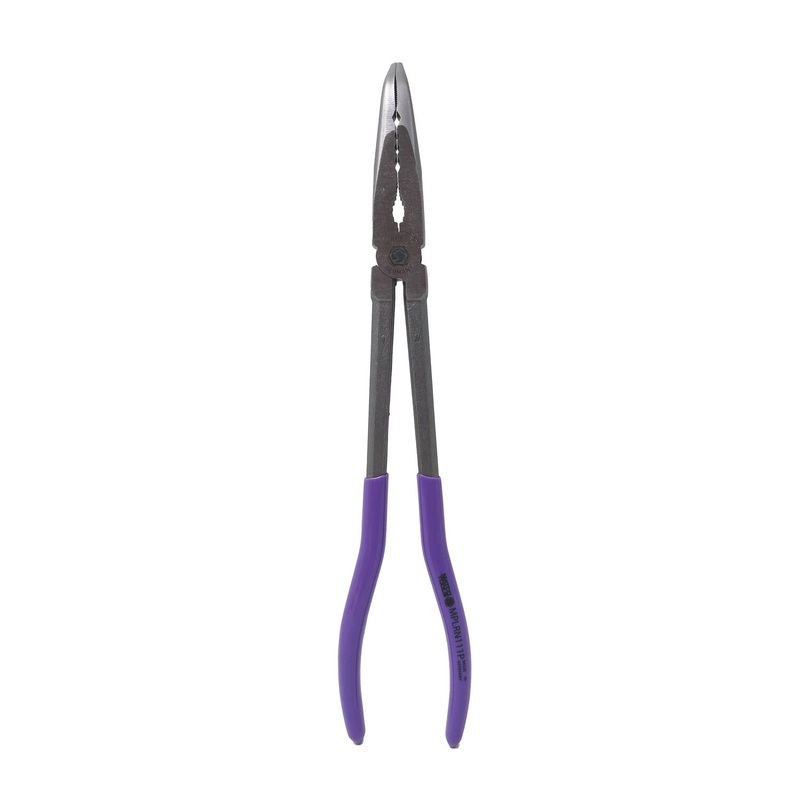 11" LONG REACH BENT PLIERS - PURPLE