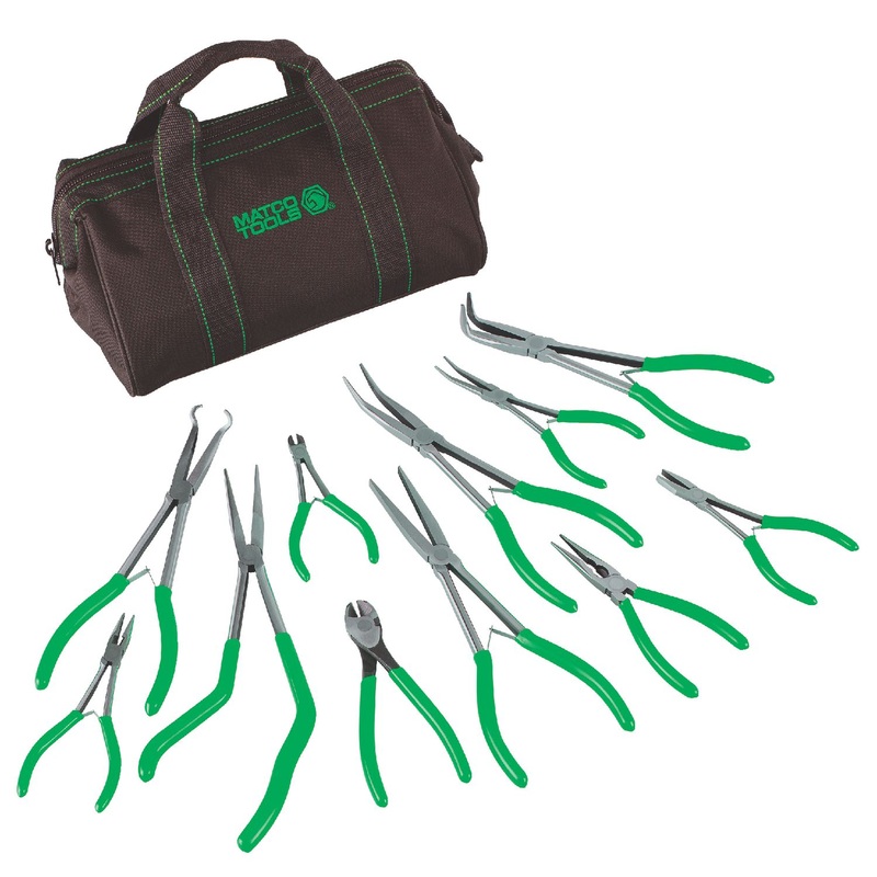 11 PIECE PLIER SET - GREEN