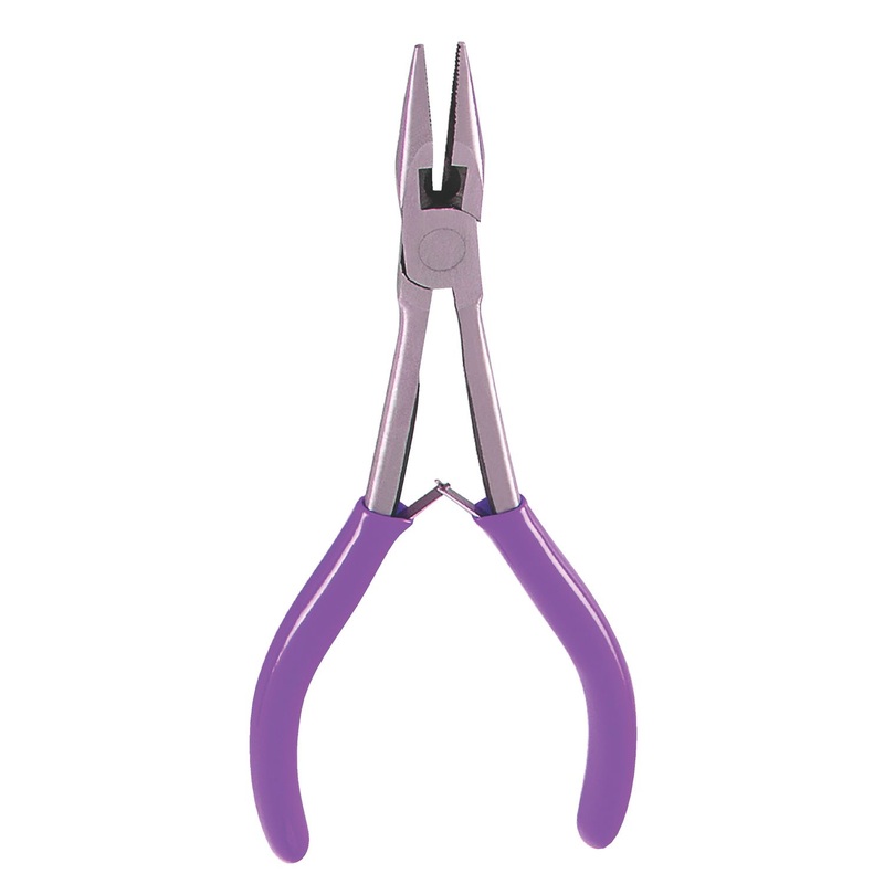 6.5" LONG NOSE PLIERS PURPLE