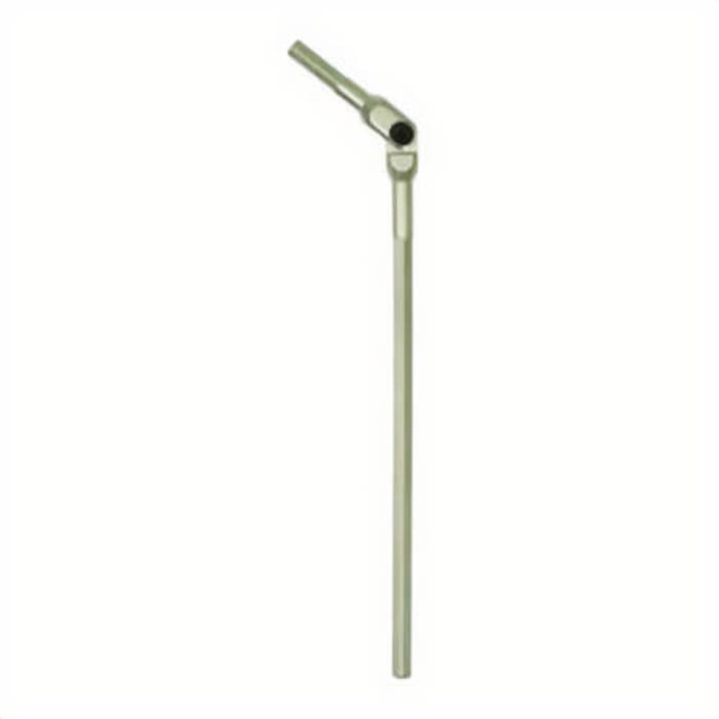 Bondhus HexPro 88008 Pivot Head Hex Key, Long Handle, Tool Steel, Matte Chrome