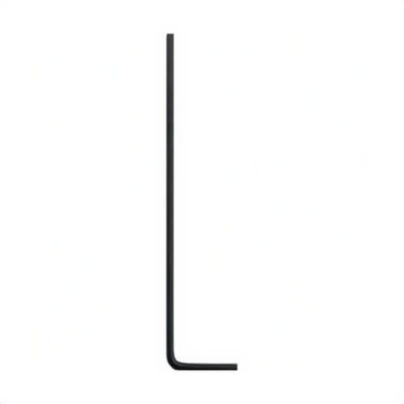 Eklind 15208 Hex-L Hex Key, Hex Drive, L-Handle, ANSI B18.3, Alloy Steel, Black Oxide