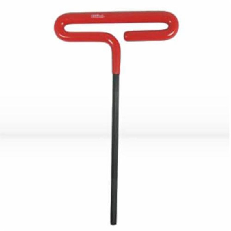 Eklind 51909 Hex Key, Hex Drive, Cushion Grip/Loop T-Handle Handle, ANSI B18.3, Alloy Steel, Black Oxide