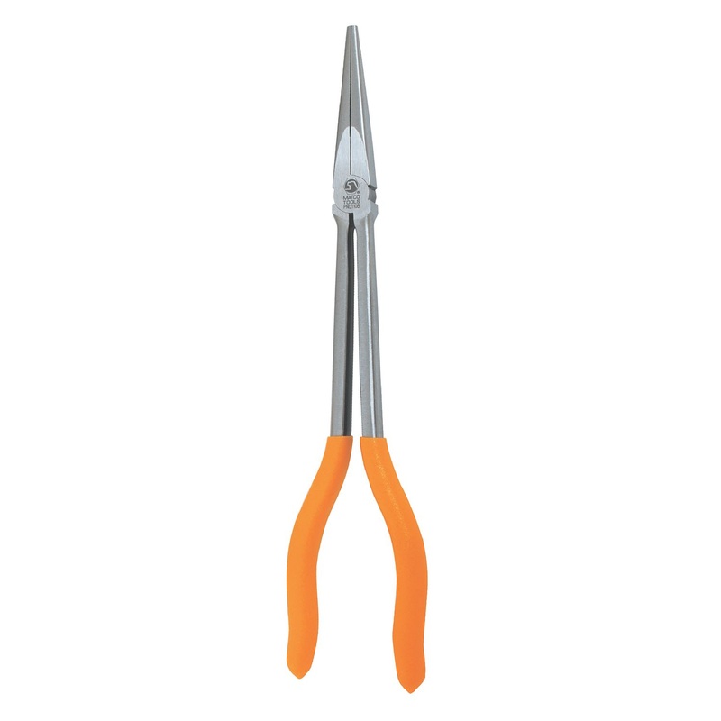 XL NEEDLE NOSE PLIERS STRAIGHT ORANGE