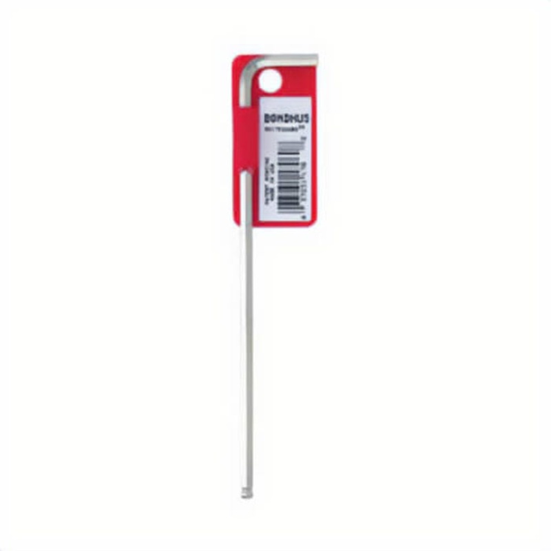 Bondhus 17050 Ball End Hex Key, L-Handle Handle, Protanium High Torque Steel, BriteGuard