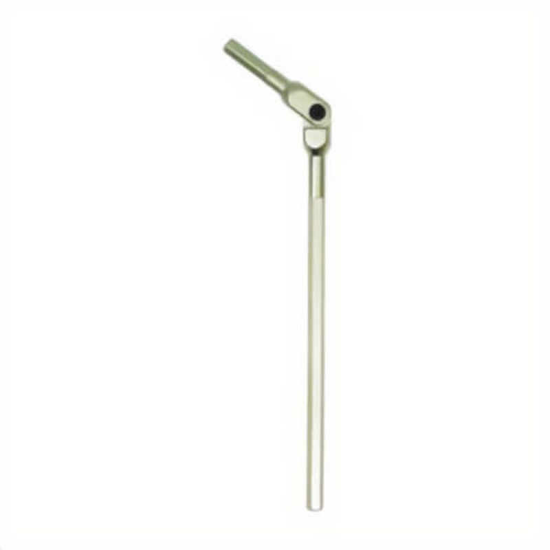 Bondhus HexPro 88009 Pivot Head Hex Key, Long Handle, Tool Steel, Matte Chrome
