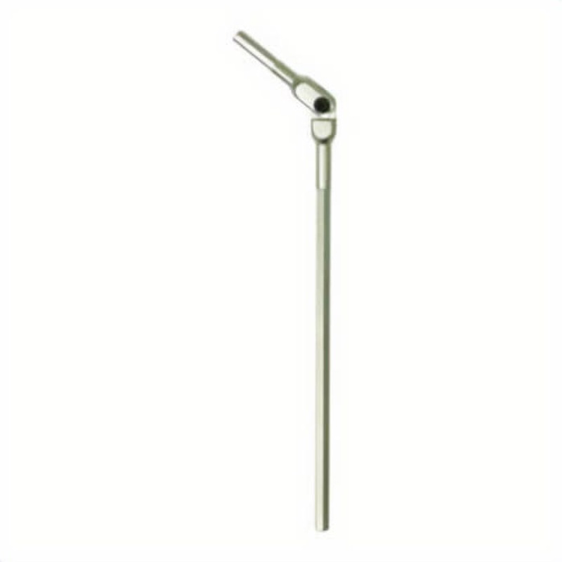 Bondhus HexPro 88056 Pivot Head Hex Key, Long Handle, Tool Steel, Matte Chrome