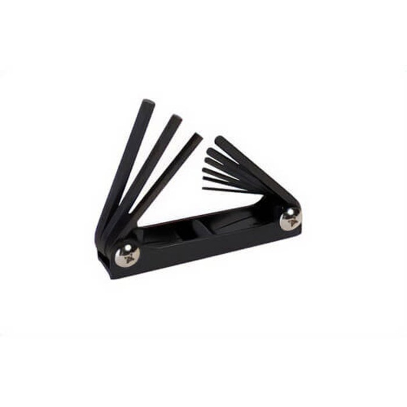 Greenlee 0254-11 Folding Hex Key Set, 9 pc