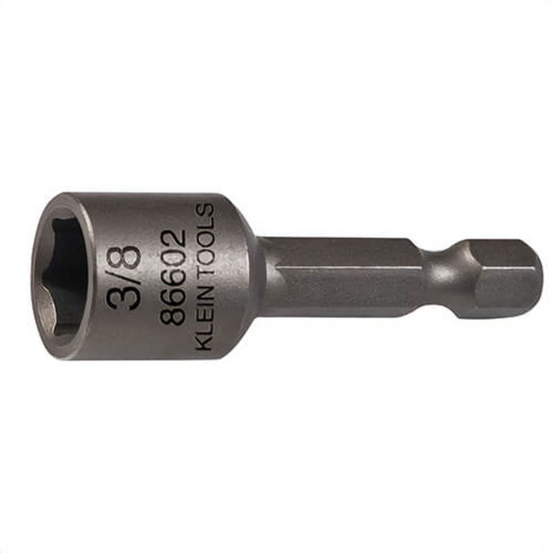Klein 86600 Magnetic Hex Driver Bit with Quick Release Groove, 1/4 in Tip, 1-3/4 in OAL