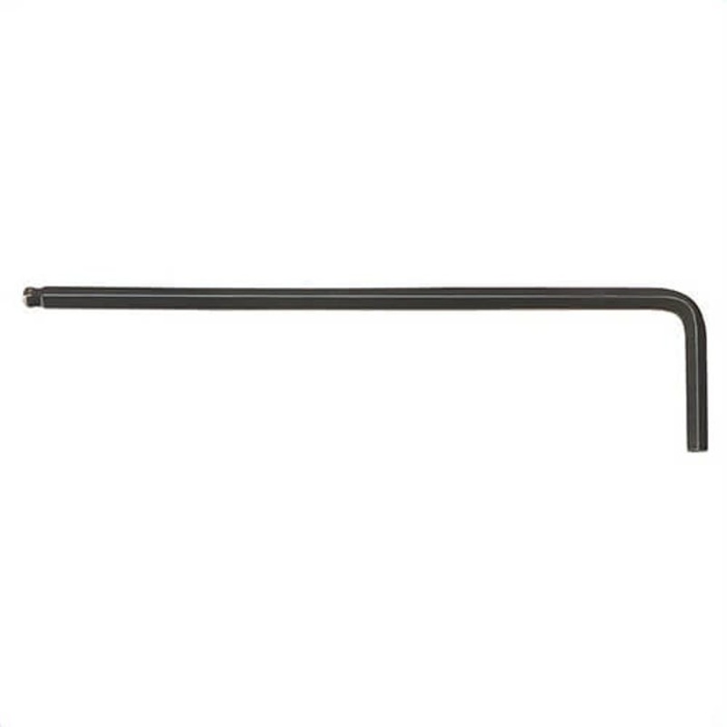 Klein BLM4 Hex Key, Ball End, Metric, 4 mm Tip, Long Arm, 4-1/2 in Arm Length, 25 Working, 4 mm Hex, Alloy Steel Blade