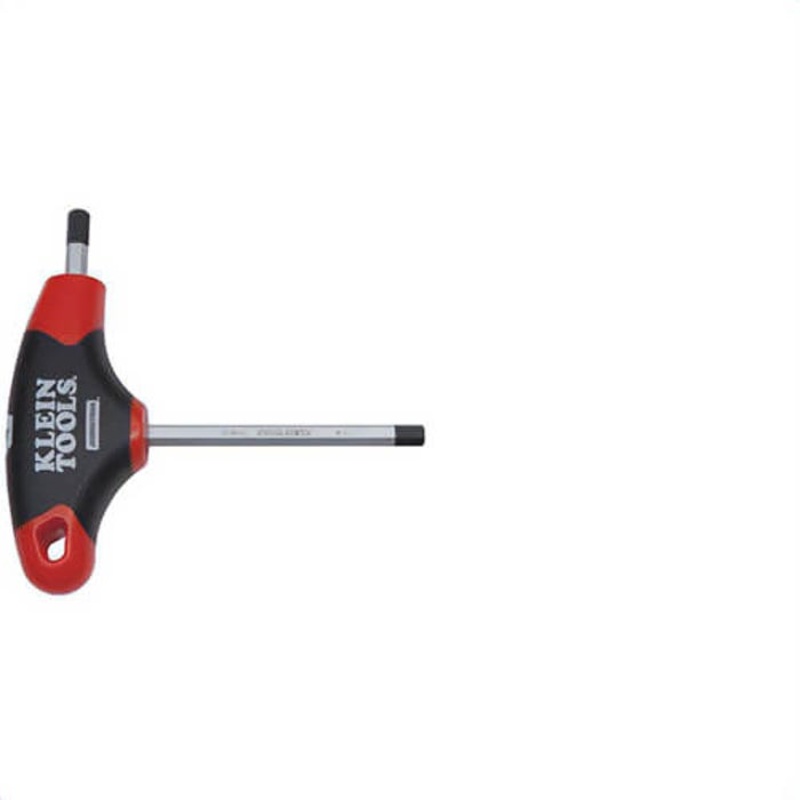 Klein JTH4E13 T-Handle Hex Keys, 1/4 in Hex, 4 in Arm Length, Imperial
