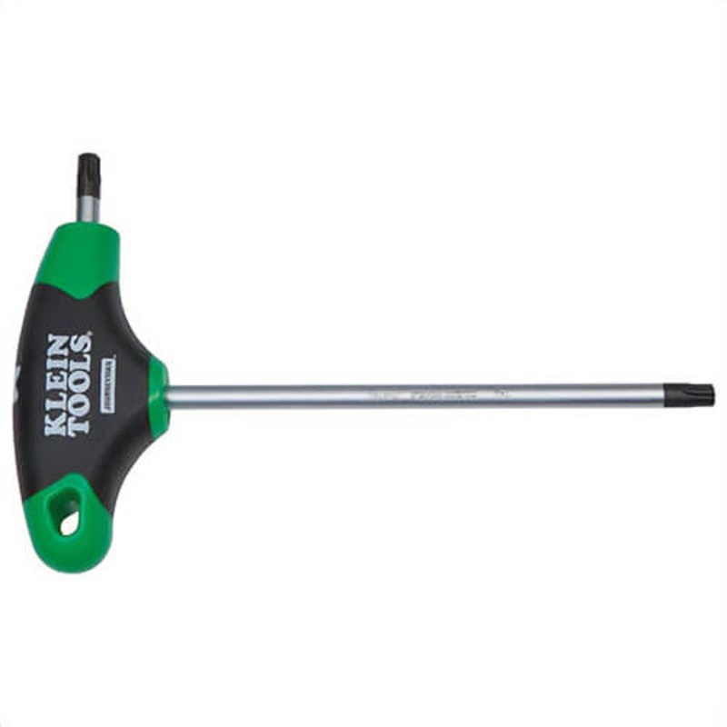 KleinJTH6T40 Journeyman Key, 6 in Arm Length, Torx Drive, T40 Hex, T-Handle/Soft Touch Grip, Steel
