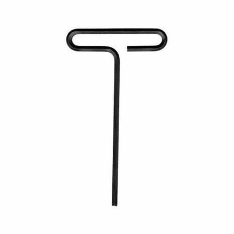 Eklind 31608 Hex Key, Hex Drive, Standard Grip/Loop T-Handle Handle, Alloy Steel, Black Oxide