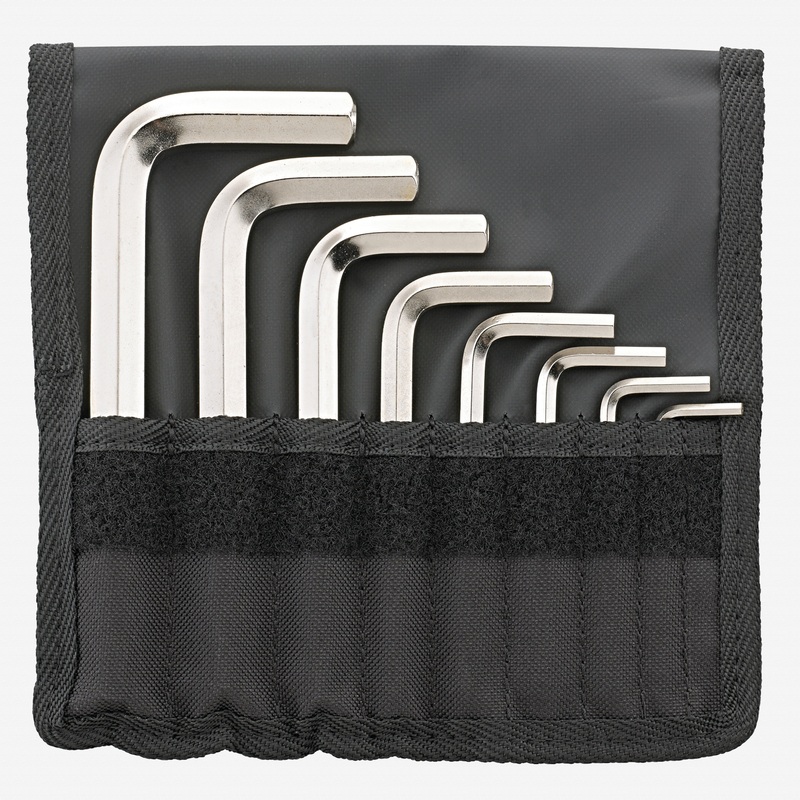 Stahlwille 10760aCV/8 L-Key Set in Pouch, SAE, 8 Pieces