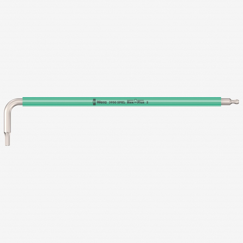 Wera 022661 Multicolor Metric Hex Stainless L-key, 2.0 mm (Turquoise)