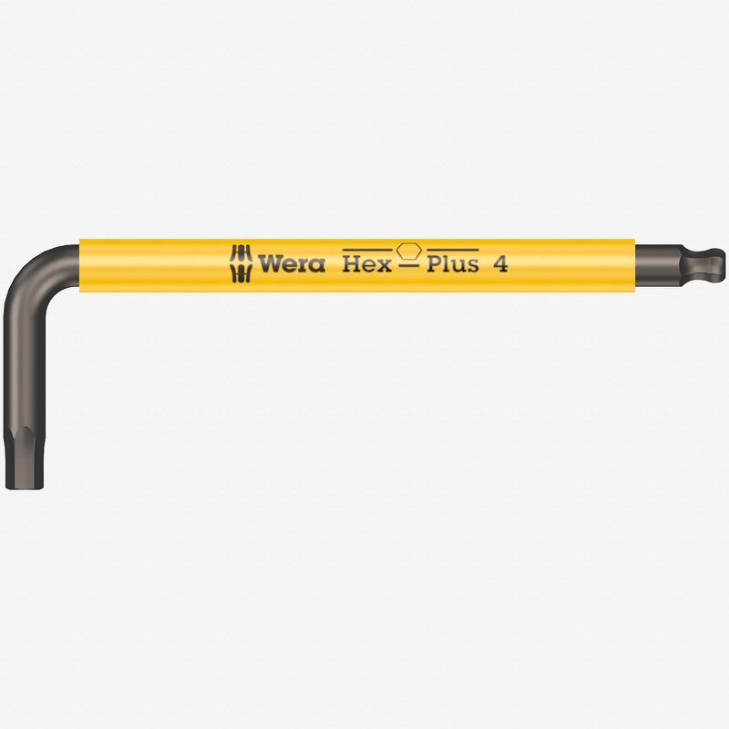 Wera 022673 Multicolor Metric Hex-Plus L-key, 4.0mm (Yellow)