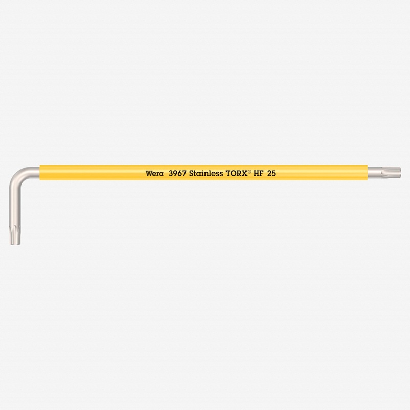 Wera 022685 Multicolor Torx HF Stainless L-key, T25 x 154mm (Yellow)
