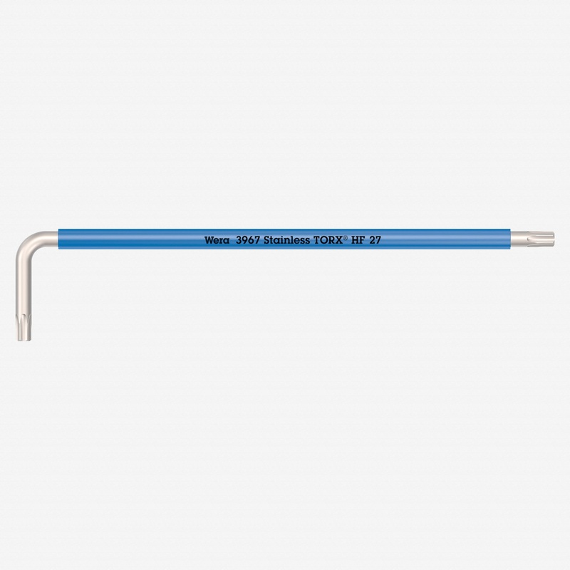 Wera 022686 Multicolor Torx HF Stainless L-key, T27 x 172mm (Blue)
