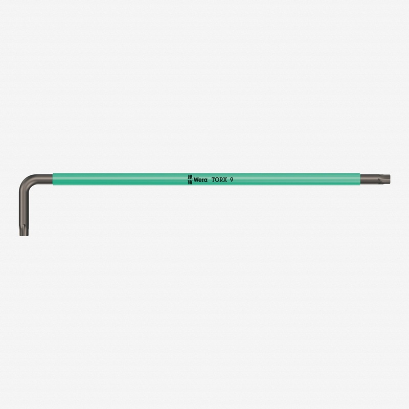Wera 024482 Multicolor Torx Long L-key, T9 x 101mm (Turquoise)