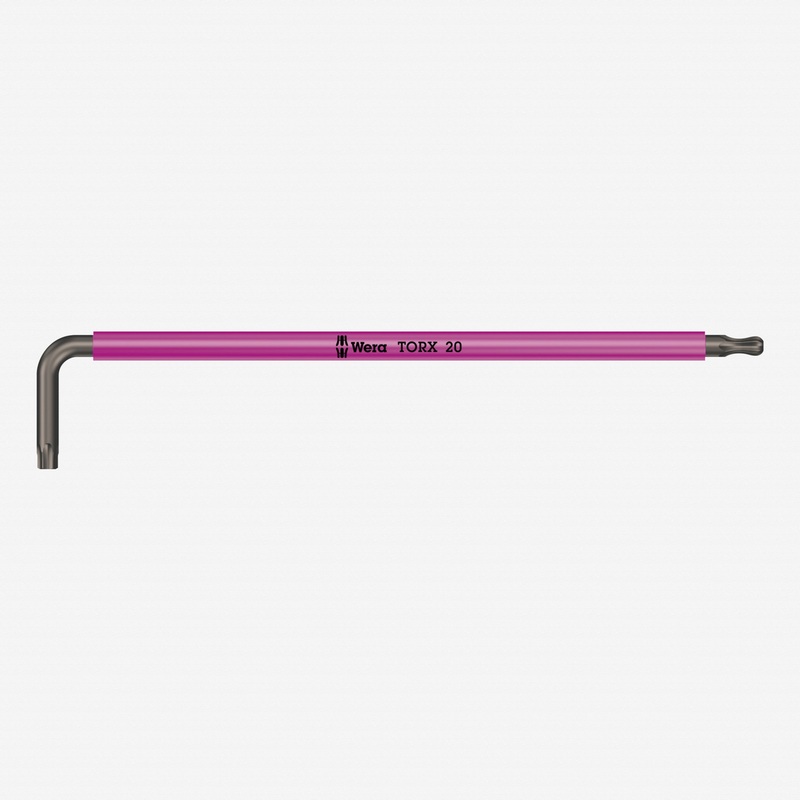Wera 024485 Multicolor Torx Long L-key, T20 x 137mm (Pink)