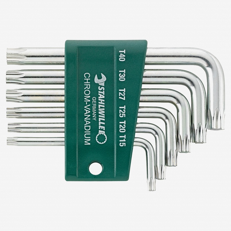 Stahlwille 10766/6 6 Piece Torx L-Key Set T15-T40