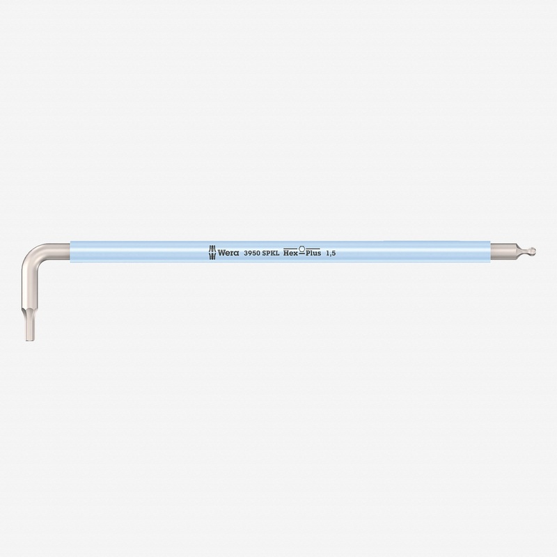 Wera 022660 Multicolor Metric Hex Stainless L-key, 1.5 mm (Ice Blue)