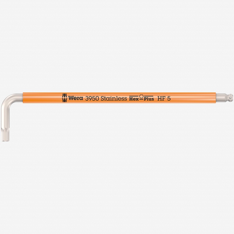 Wera 022695 SPKL Multicolor Stainless Metric Hex L-key with Holding Function, 5.0mm (Orange)