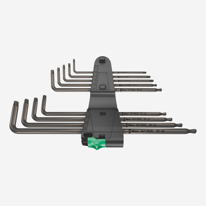 Wera 024460 967/9 TX XL 1 Torx L-key set, Long
