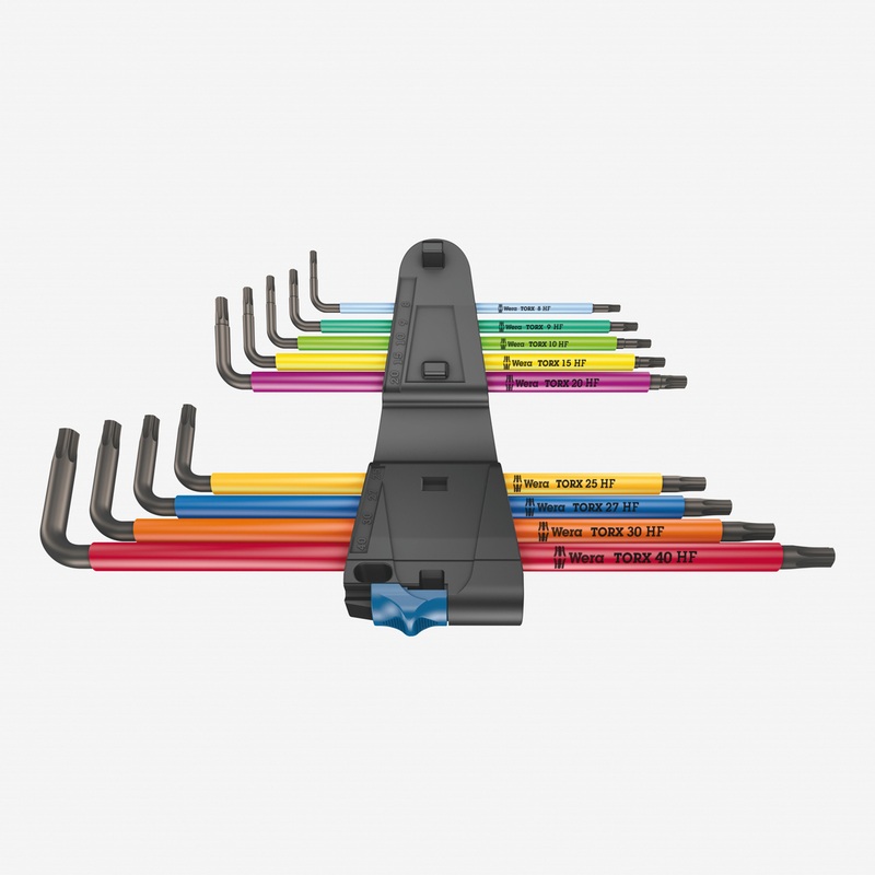 Wera 024470 967/9 TX XL Multicolour 1 L-key Set with Holding Function, long