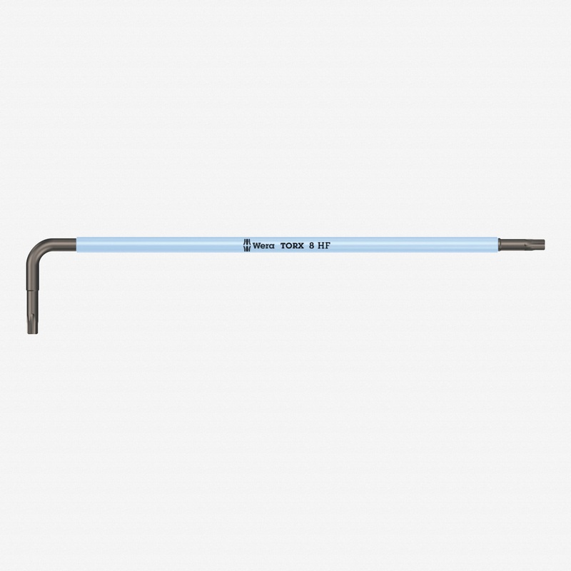Wera 024471 Multicolor Torx L-key with Holding Function, T8 x 90mm (Ice Blue)