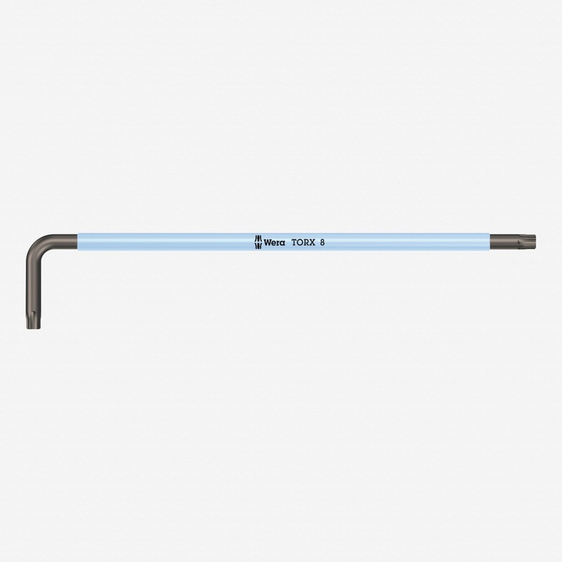 Wera 024481 Multicolor Torx Long L-key, T8 x 90mm (Ice Blue)