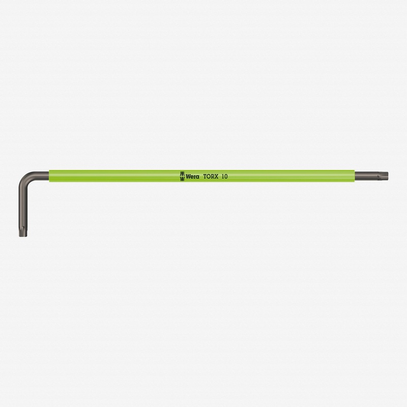 Wera 024483 Multicolor Torx Long L-key, T10 x 112mm (Bright Green)