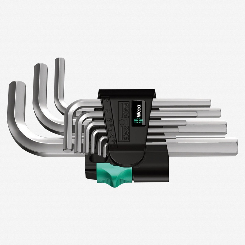 Wera 021406 Metric Chrome Hex L-key Set