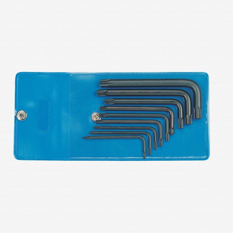 Gedore 43 TX-09 Cranked socket key set TORX T7-T40