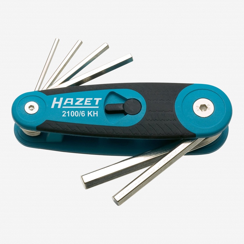 Hazet 2100/6 KH Hex Metric L-key Fold Up Set 2.5 - 8mm