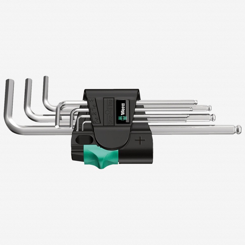 Wera 022181 Chrome Ball End Hex Metric L-key Set