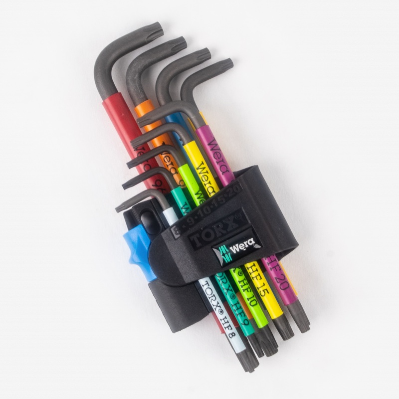 Wera 024179 Multicolor Torx HF L-key Clip Set
