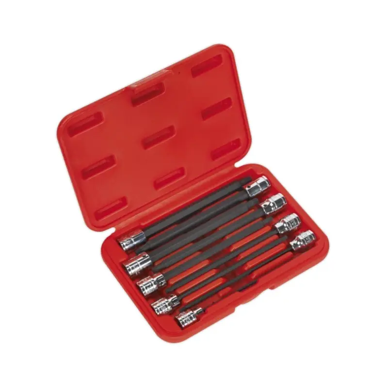 Sealey TRX-Star* Socket Bit Set 9pc 3/8"Sq Drive 150mm