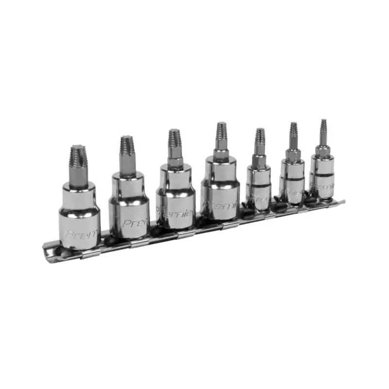 Sealey TRX-Star* Socket Bit Set Lock-On 7pc 1/4" & 3/8"Sq Drive