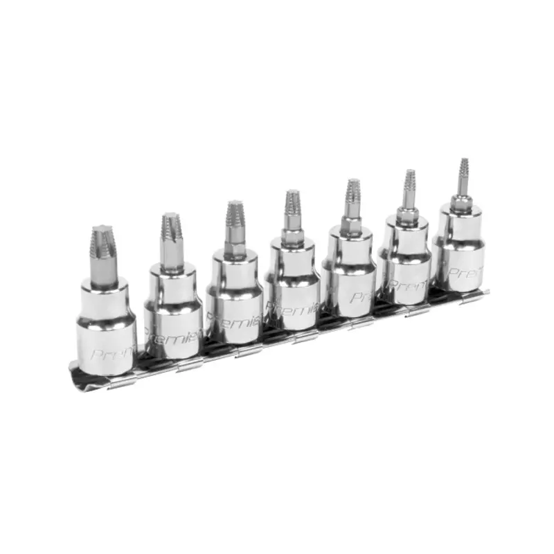 Sealey TRX-Star* Socket Bit Set Lock-On 7pc 3/8"Sq Drive