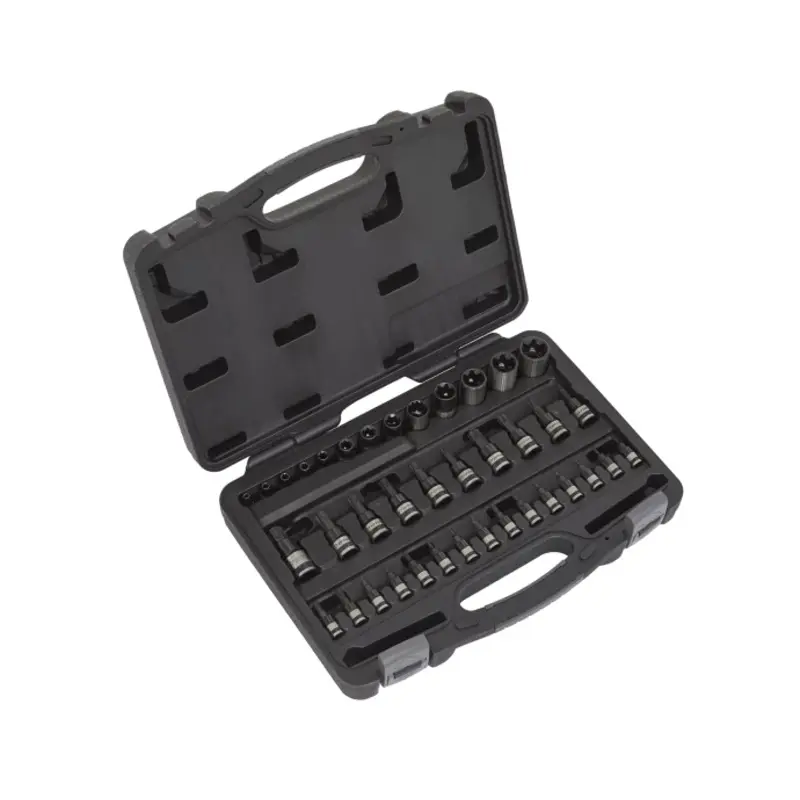 Sealey TRX-Star* Socket & Security Socket Bit Set 38pc 1/4", 3/8" & 1/2"Sq Drive