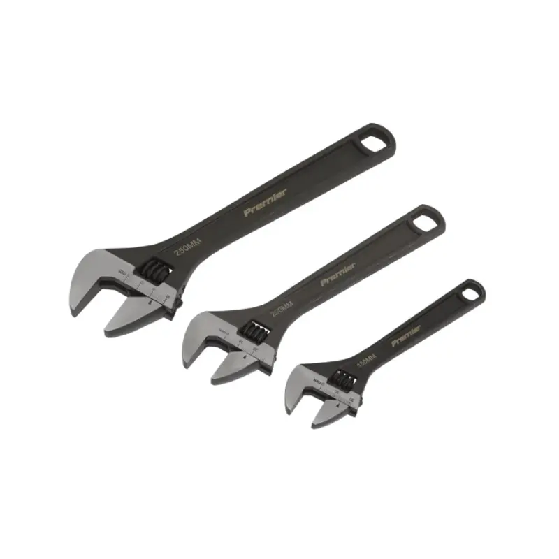Sealey Adjustable Wrench Set 3pc