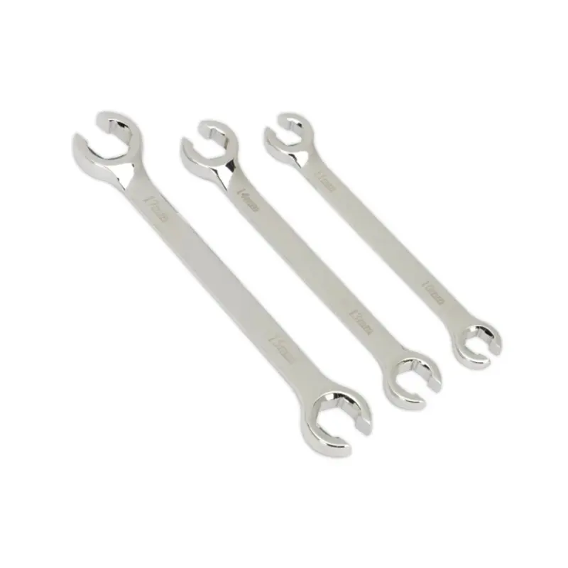 Sealey Flare Nut Spanner Set 3pc Metric