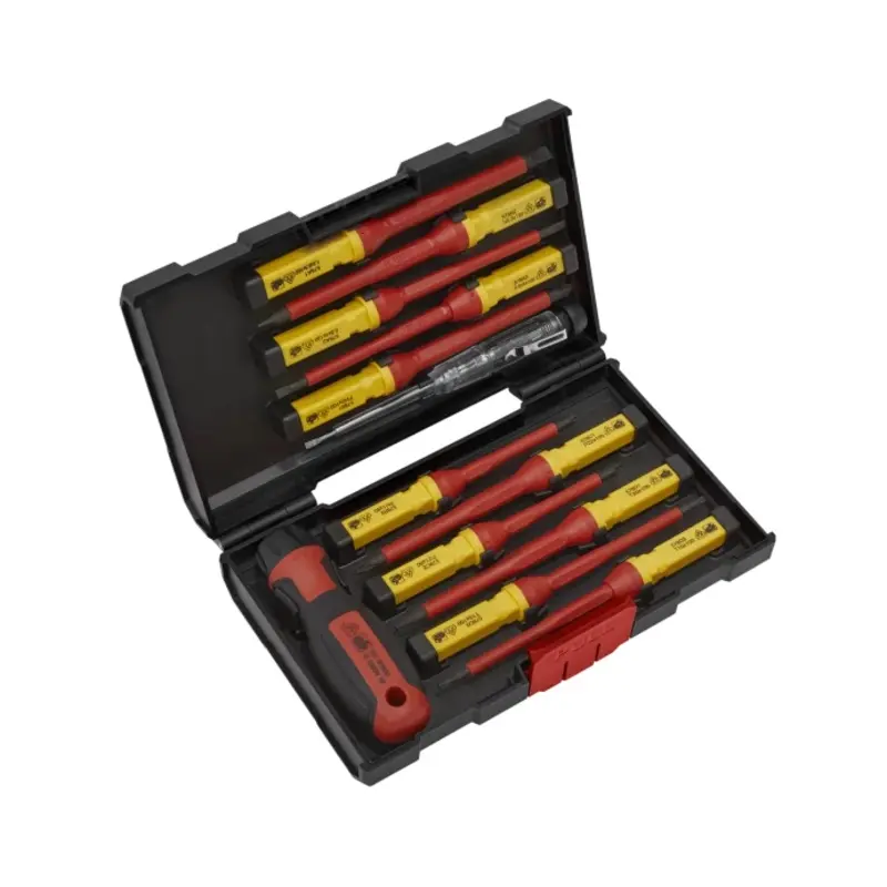 Sealey Screwdriver Set 13pc Interchangeable - VDE Approved
