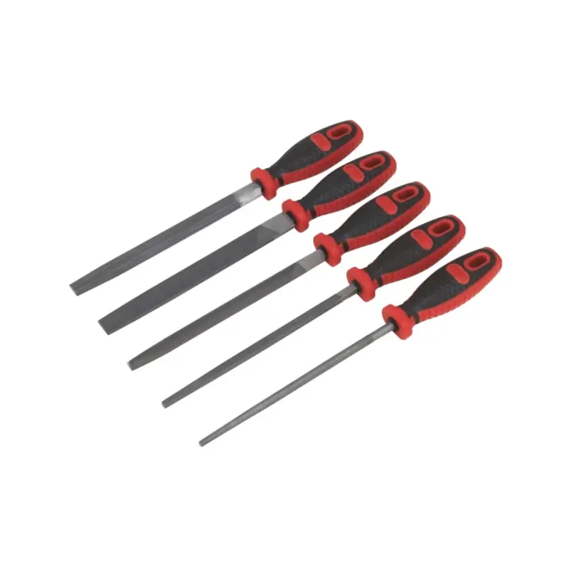 Sealey Smooth Cut Engineers File Set 5pc 200mm