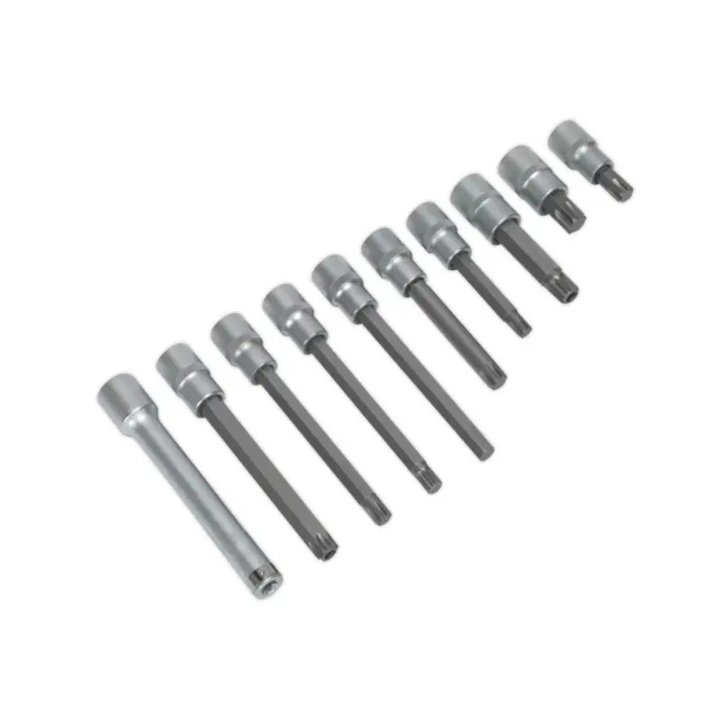 Sealey Head Bolt Socket Bit Set 10pc 1/2"Sq Drive
