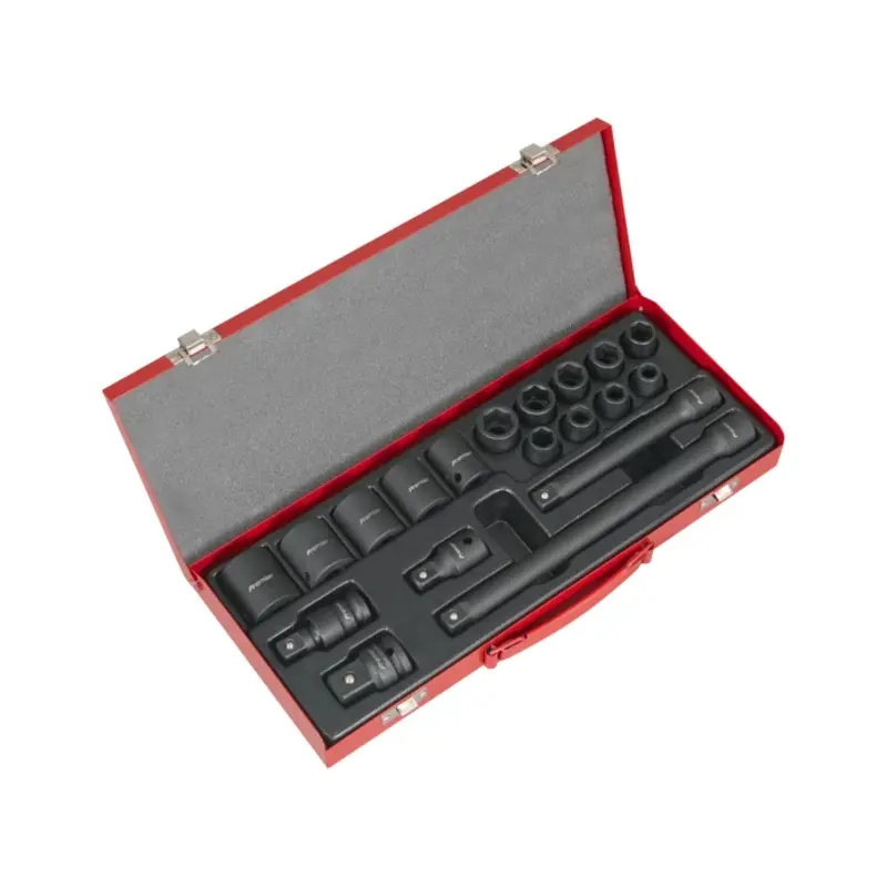Sealey Impact Socket Set 19pc 1/2"Sq Drive Metric